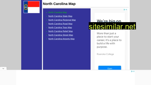 North-carolina-map similar sites