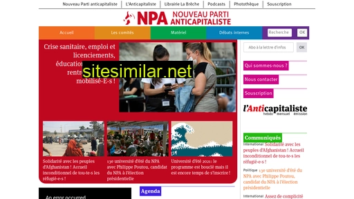 nouveaupartianticapitaliste.org alternative sites