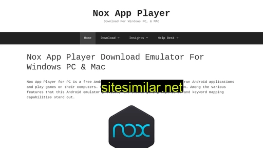 noxappplayer.org alternative sites