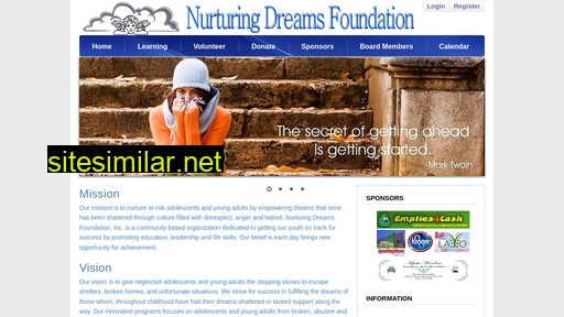 nurturingdreams.org alternative sites