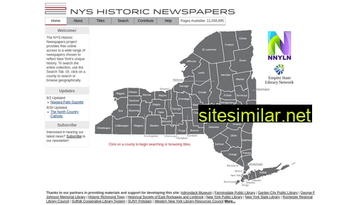 Nyshistoricnewspapers similar sites