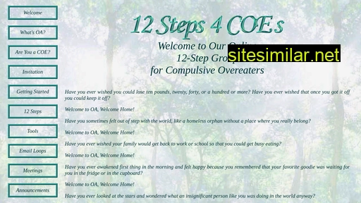 oa12step4coes.org alternative sites