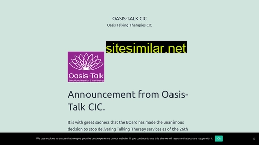 Oasis-talk similar sites
