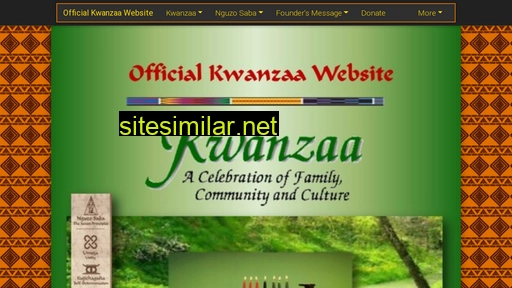 Officialkwanzaawebsite similar sites
