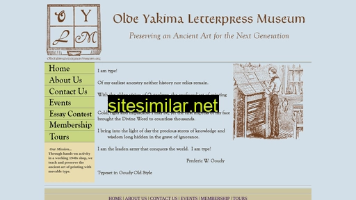 oldeyakimaletterpressmuseum.org alternative sites