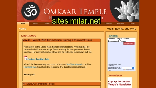 omkaartemple.org alternative sites
