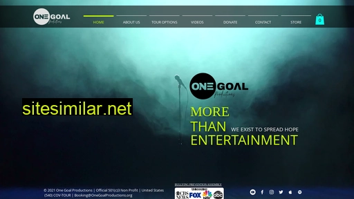 onegoalproductions.org alternative sites