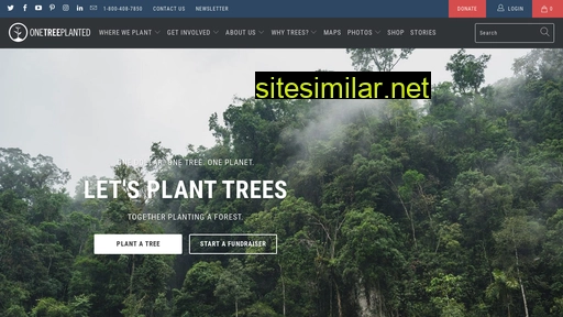 onetreeplanted.org alternative sites