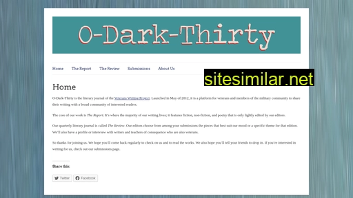 O-dark-thirty similar sites