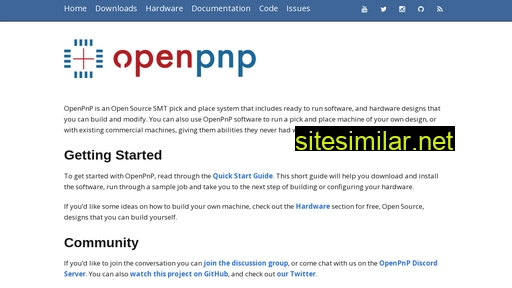 openpnp.org alternative sites