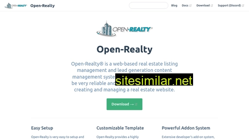 Open-realty similar sites