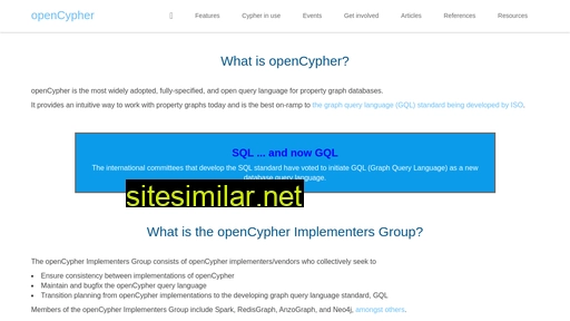 opencypher.org alternative sites