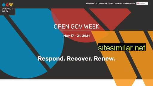 opengovweek.org alternative sites