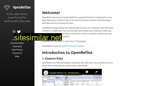 openrefine.org alternative sites