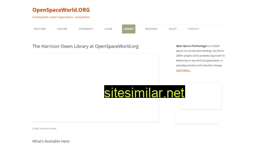 Openspaceworld similar sites