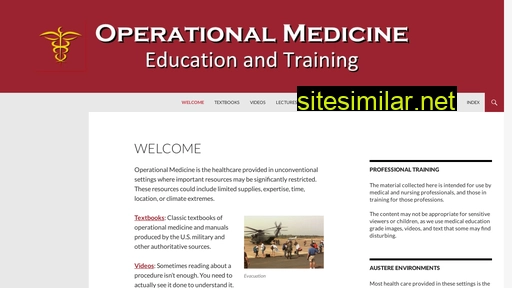 operationalmedicine.org alternative sites