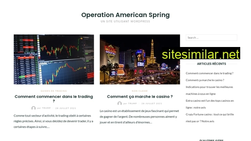 operationamericanspring.org alternative sites