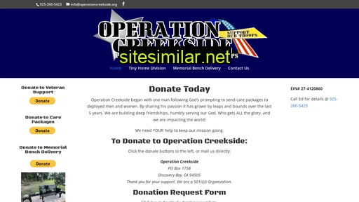 operationcreekside.org alternative sites
