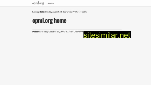 opml.org alternative sites