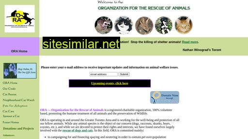 ora-animalsrescue.org alternative sites
