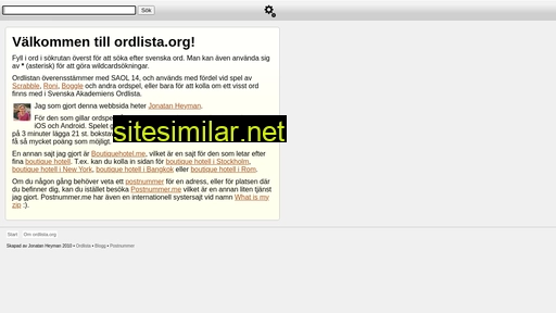 ordlista.org alternative sites