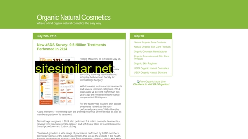 organicnaturalcosmetics.org alternative sites