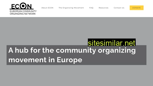 organizeeurope.org alternative sites