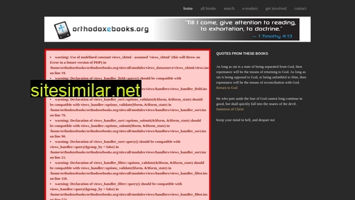orthodoxebooks.org alternative sites