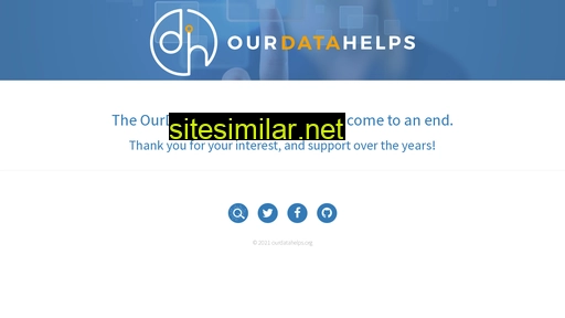 ourdatahelps.org alternative sites
