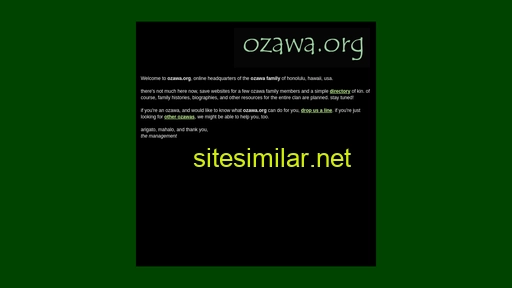 ozawa.org alternative sites