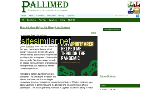 pallimed.org alternative sites