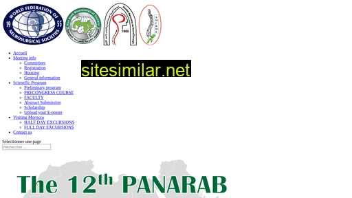 panarabneurosurgery2018.org alternative sites