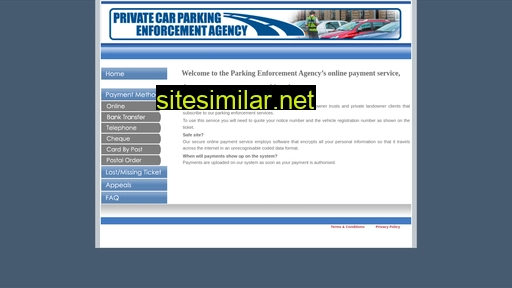 parkingenforcementagency.org alternative sites