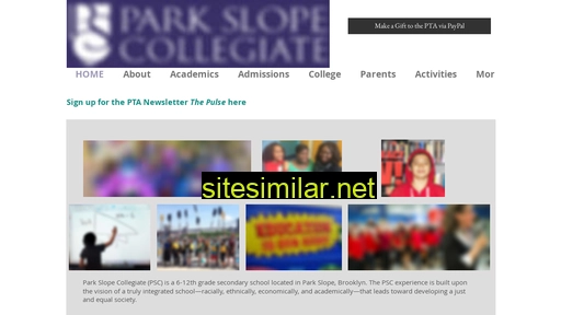 parkslopecollegiate.org alternative sites