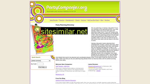 Partycompanies similar sites