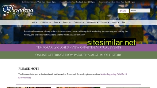 pasadenahistory.org alternative sites