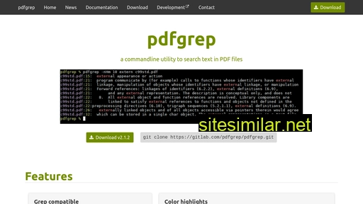 pdfgrep.org alternative sites