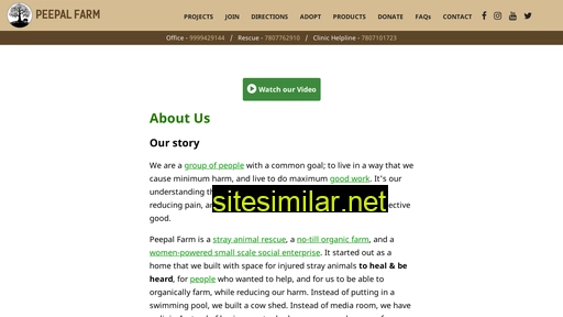 peepalfarm.org alternative sites