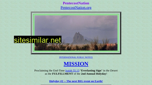 Pentecostnation similar sites