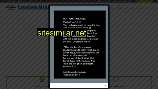 pentiumministries.org alternative sites