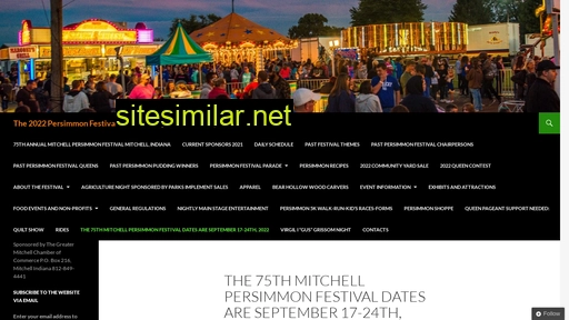 Persimmonfestival similar sites