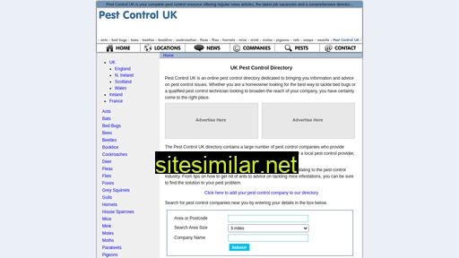 pestcontrol-uk.org alternative sites