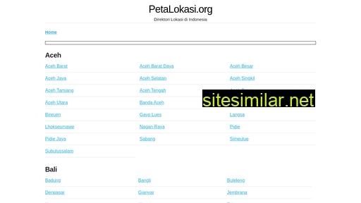 petalokasi.org alternative sites