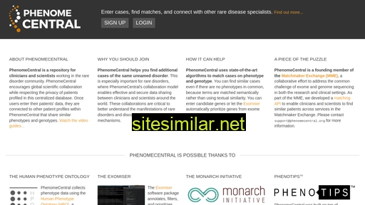 phenomecentral.org alternative sites