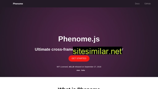 Phenomejs similar sites