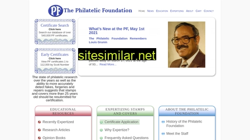 philatelicfoundation.org alternative sites