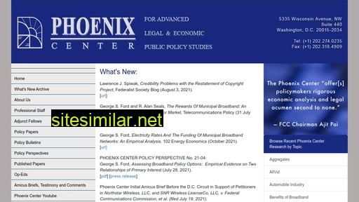 phoenix-center.org alternative sites