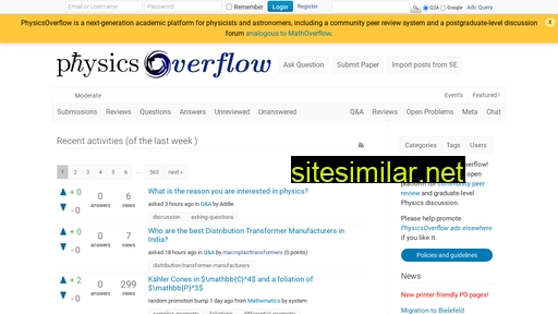physicsoverflow.org alternative sites