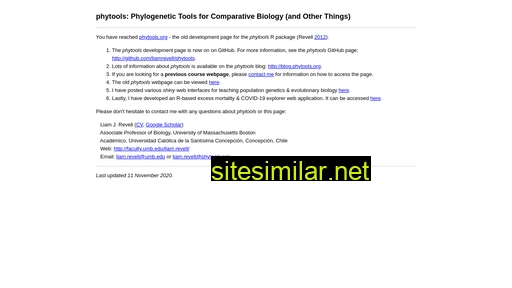 Phytools similar sites