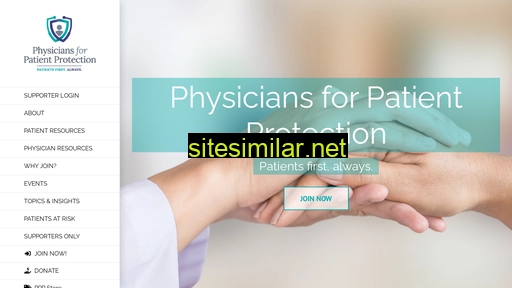 physiciansforpatientprotection.org alternative sites